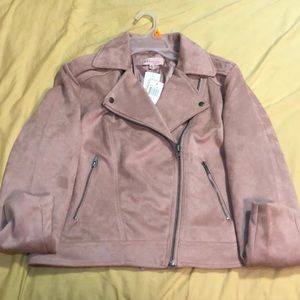 Philosophy Faux Suede Jacket